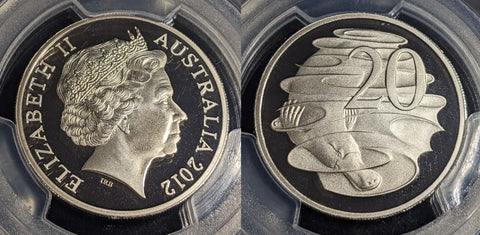 2012 Proof Twenty Cent 20c Australia PCGS PR70DCAM FDC UNC #2359