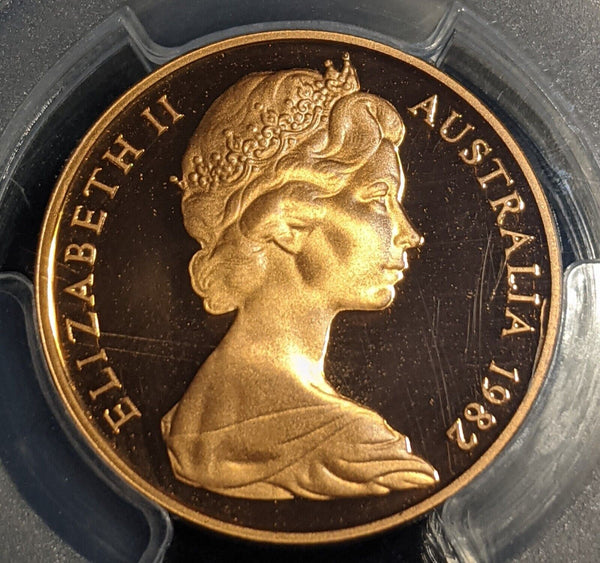 1982 Proof Two Cent 2c Australia PCGS PR68 RD DCAM FDC UNC #2358