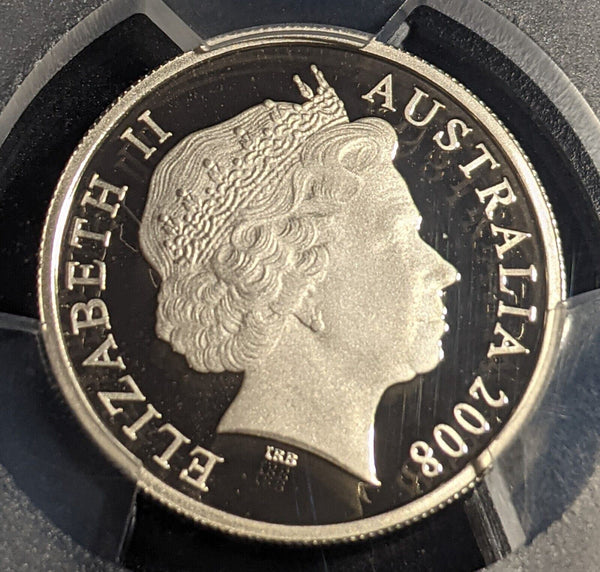 2008 Proof Ten Cent 10c Australia PCGS PR70DCAM FDC UNC #2361