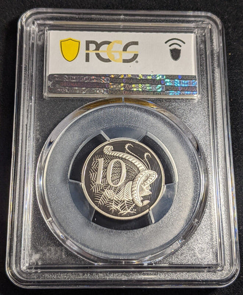 2008 Proof Ten Cent 10c Australia PCGS PR70DCAM FDC UNC #2361