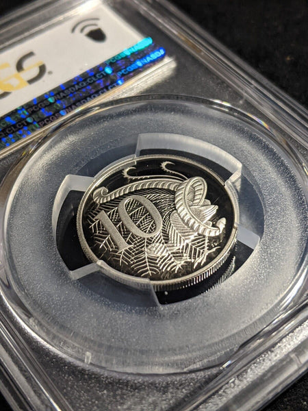 2008 Proof Ten Cent 10c Australia PCGS PR70DCAM FDC UNC #2361