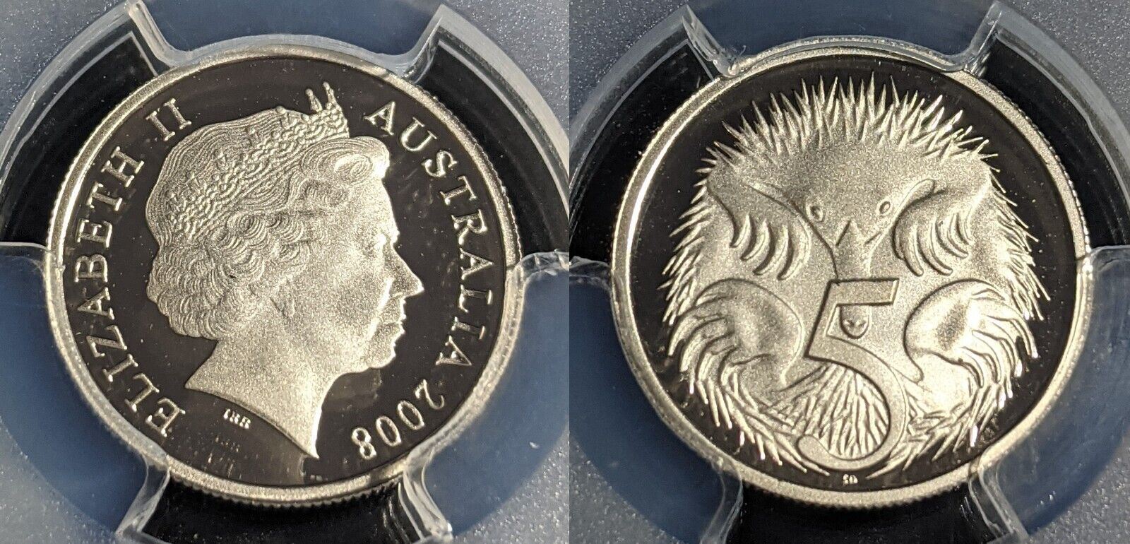 2008 Proof Five Cent 5c Australia PCGS PR70DCAM FDC UNC #2362
