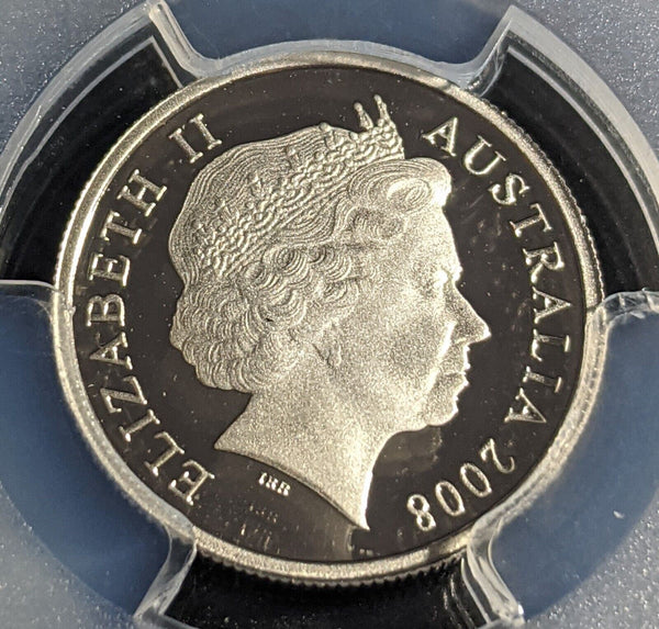 2008 Proof Five Cent 5c Australia PCGS PR70DCAM FDC UNC #2362