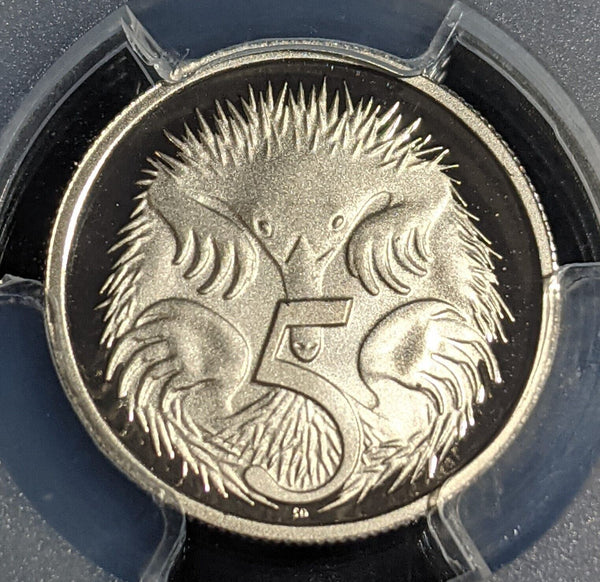 2008 Proof Five Cent 5c Australia PCGS PR70DCAM FDC UNC #2362