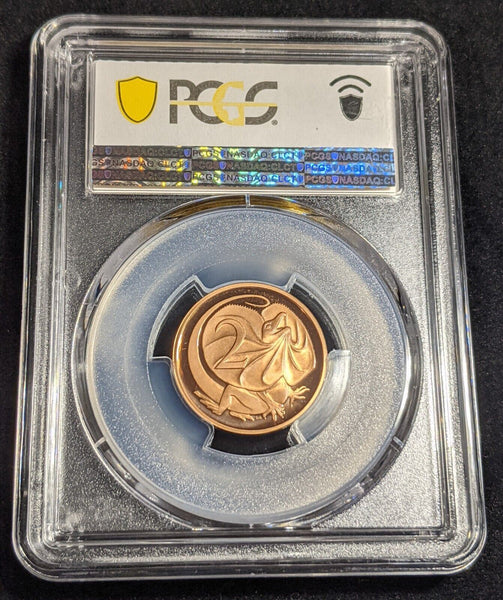 1984 Proof Two Cent 2c Australia PCGS PR70DCAM FDC UNC #2379