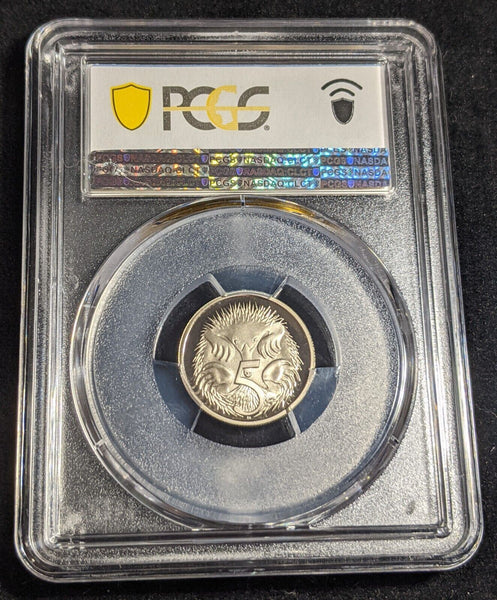1991 Proof Five Cent 5c Australia PCGS PR70DCAM FDC UNC #2384