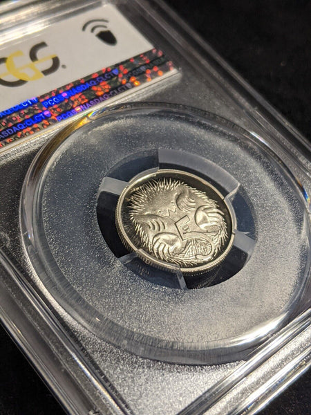 1993 Proof Five Cent 5c Australia PCGS PR70DCAM FDC UNC #2385