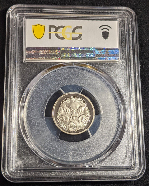 1996 Proof Five Cent 5c Australia PCGS PR70DCAM FDC UNC #2388
