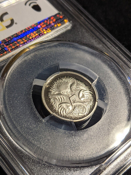 1996 Proof Five Cent 5c Australia PCGS PR70DCAM FDC UNC #2388