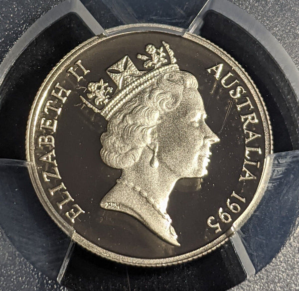 1995 Proof Five Cent 5c Australia PCGS PR70DCAM FDC UNC #2387
