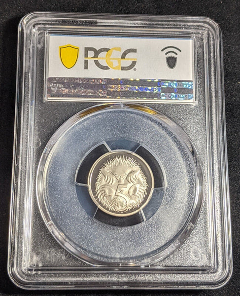 1995 Proof Five Cent 5c Australia PCGS PR70DCAM FDC UNC #2387
