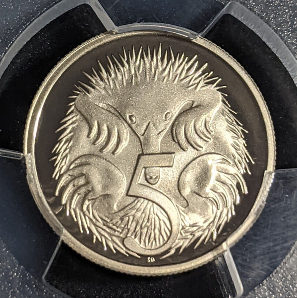 1995 Proof Five Cent 5c Australia PCGS PR70DCAM FDC UNC #2387
