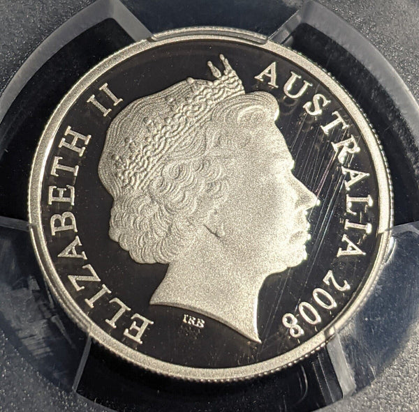 2008 Proof Ten Cent 10c Australia PCGS PR70DCAM FDC UNC #2396