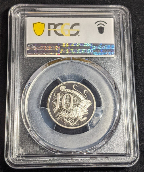 2008 Proof Ten Cent 10c Australia PCGS PR70DCAM FDC UNC #2396
