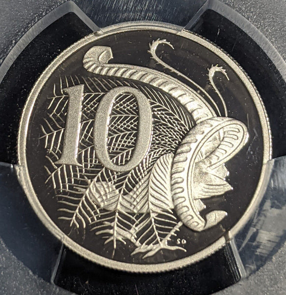 2008 Proof Ten Cent 10c Australia PCGS PR70DCAM FDC UNC #2396