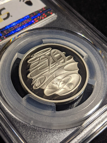 2000 Proof Twenty Cent 20c Australia PCGS PR70DCAM FDC UNC #2401
