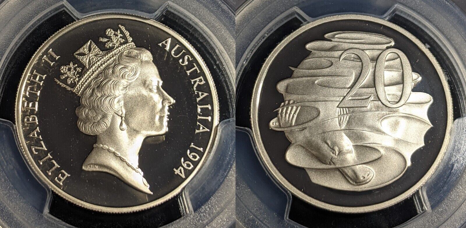 1994 Proof Twenty Cent 20c Australia PCGS PR70DCAM FDC UNC #2400