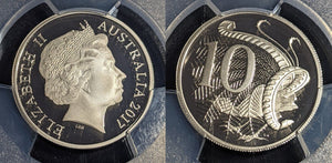 2017 Proof Ten Cent 10c Australia PCGS PR70DCAM FDC UNC #2397