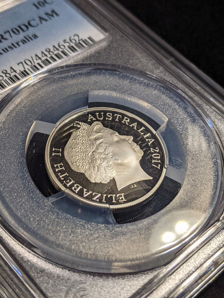 2017 Proof Ten Cent 10c Australia PCGS PR70DCAM FDC UNC #2397