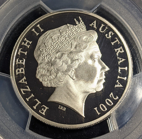 2001 Proof Twenty Cent 20c Australia PCGS PR70DCAM FDC UNC #2402