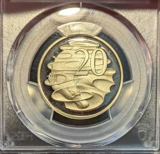 2001 Proof Twenty Cent 20c Australia PCGS PR70DCAM FDC UNC #2402