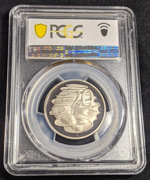 2001 Proof Twenty Cent 20c Australia PCGS PR70DCAM FDC UNC #2402