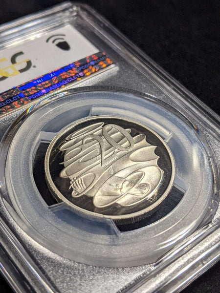 2001 Proof Twenty Cent 20c Australia PCGS PR70DCAM FDC UNC #2402