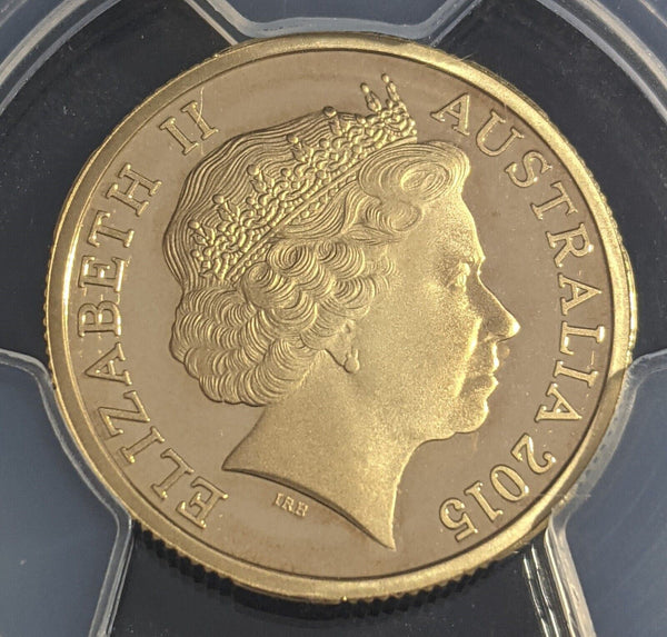 2015 Proof One Dollar $1 Australia PCGS PR70DCAM FDC UNC #2409
