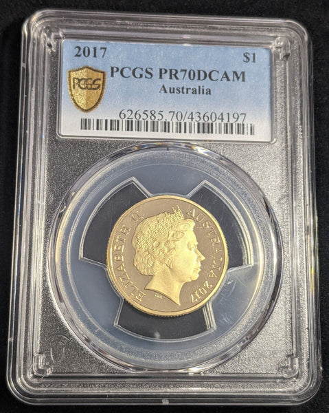 2017 Proof One Dollar $1 Australia PCGS PR70DCAM FDC UNC #2408