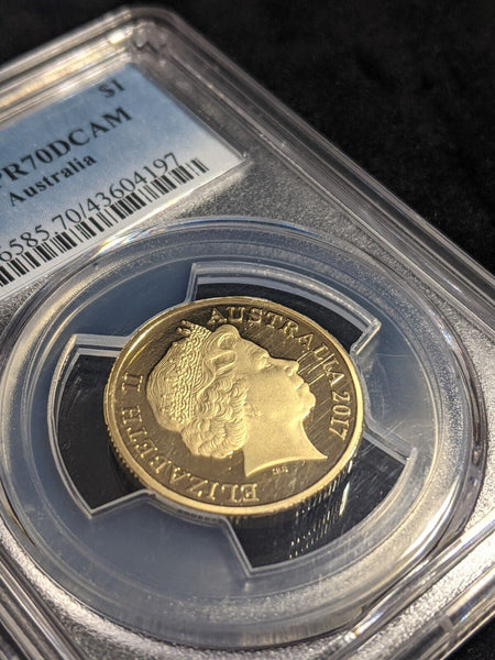 2017 Proof One Dollar $1 Australia PCGS PR70DCAM FDC UNC #2408
