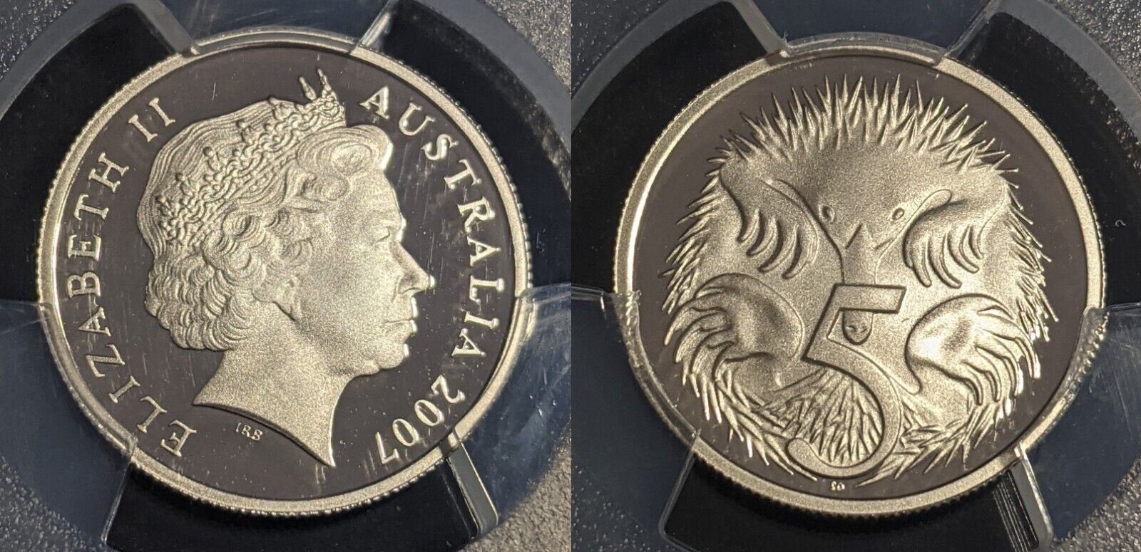 2007 Proof Five Cent 5c Australia PCGS PR70DCAM FDC UNC #2421