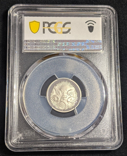 2007 Proof Five Cent 5c Australia PCGS PR70DCAM FDC UNC #2421