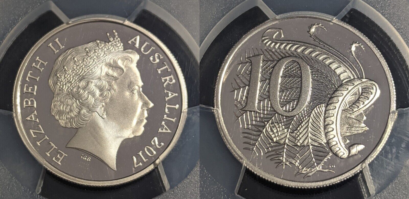 2017 Proof Ten Cent 10c Australia PCGS PR70DCAM FDC UNC #2422