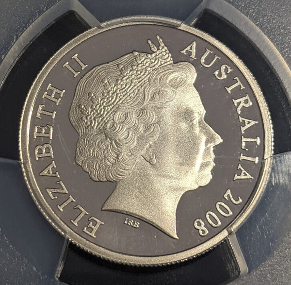 2008 Proof Ten Cent 10c Australia PCGS PR70DCAM FDC UNC #2424