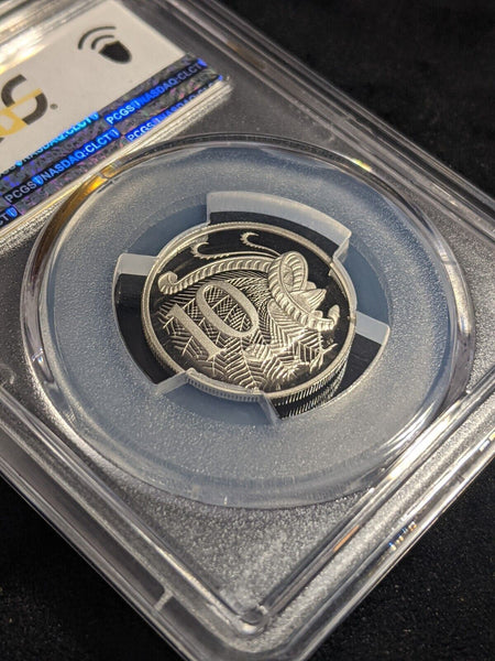 2008 Proof Ten Cent 10c Australia PCGS PR70DCAM FDC UNC #2424