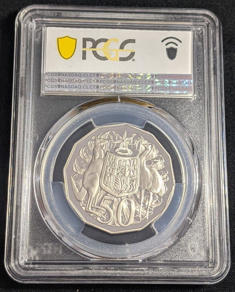 2008 Proof Fifty Cent 50c Australia PCGS PR70DCAM FDC UNC #2423