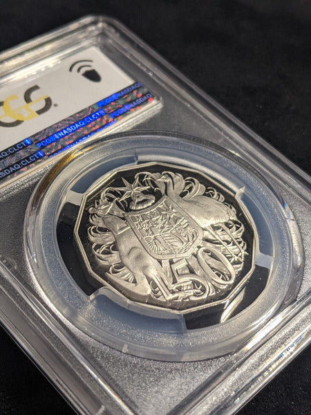 2008 Proof Fifty Cent 50c Australia PCGS PR70DCAM FDC UNC #2423