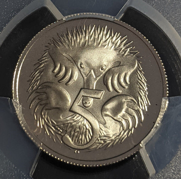 1975 Proof Five Cent 5c Australia PCGS PR68DCAM FDC UNC #2435