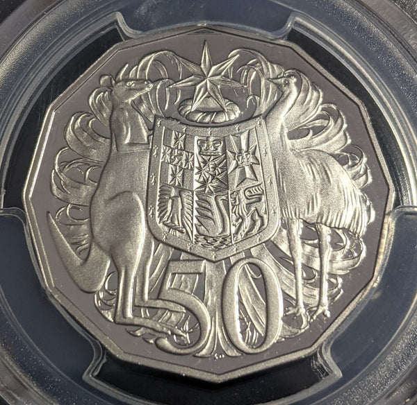 2017 Proof Fifty Cent 50c Australia PCGS PR70DCAM FDC UNC #2434