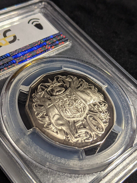 1975 Proof Fifty Cent 50c Australia PCGS PR69DCAM FDC UNC #2433