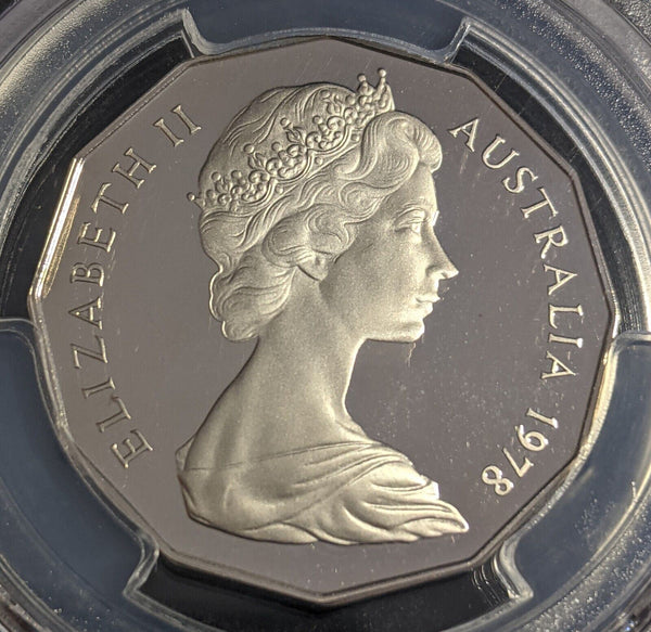 1978 Proof Fifty Cent 50c Australia PCGS PR69DCAM FDC UNC #2443