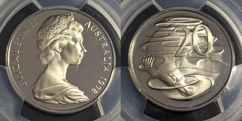 1978 Proof Twenty Cent 20c Australia PCGS PR69DCAM FDC UNC #2447