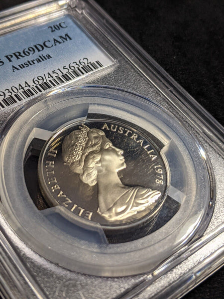 1978 Proof Twenty Cent 20c Australia PCGS PR69DCAM FDC UNC #2447