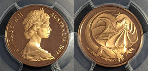 1972 Proof Two Cent 2c Australia PCGS PR69DCAM FDC UNC #2449