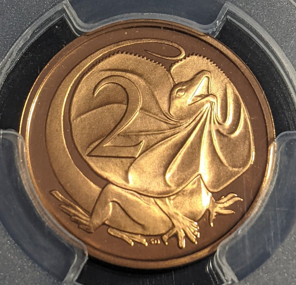 1972 Proof Two Cent 2c Australia PCGS PR69DCAM FDC UNC #2449