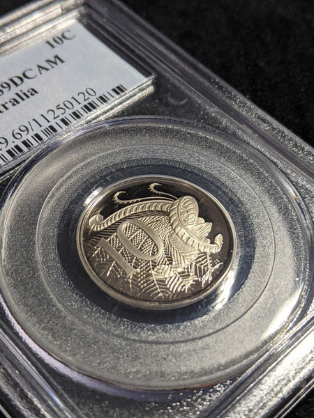 1972 Proof Ten Cent 10c Australia PCGS PR69DCAM FDC UNC #2451