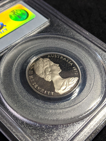 1972 Proof Ten Cent 10c Australia PCGS PR69DCAM FDC UNC #2451