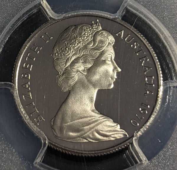 1970 Proof Five Cent 5c Australia PCGS PR69DCAM FDC UNC #2455