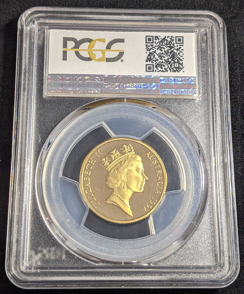1997 Proof One Dollar $1 Kingsford Smith Australia PCGS PR69DCAM FDC UNC #2454
