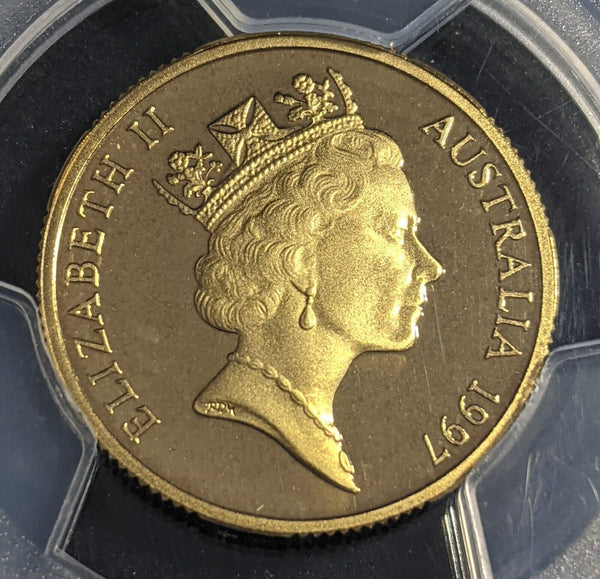 1997 Proof One Dollar $1 Kingsford Smith Australia PCGS PR69DCAM FDC UNC #2454